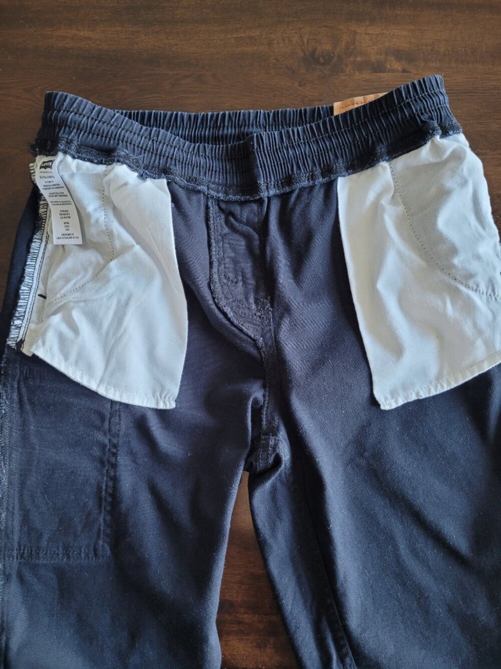 Levi's Boys Black Cargo Shorts | Size XL | Stretch Cotton - Picture 10 of 16